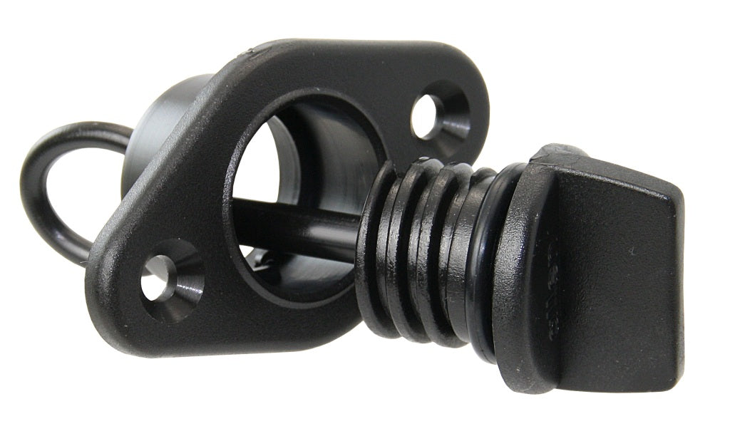 ALLEN Lenzstopfen mit abnehmbarem Schraubverschluss Nylon - anthrazit