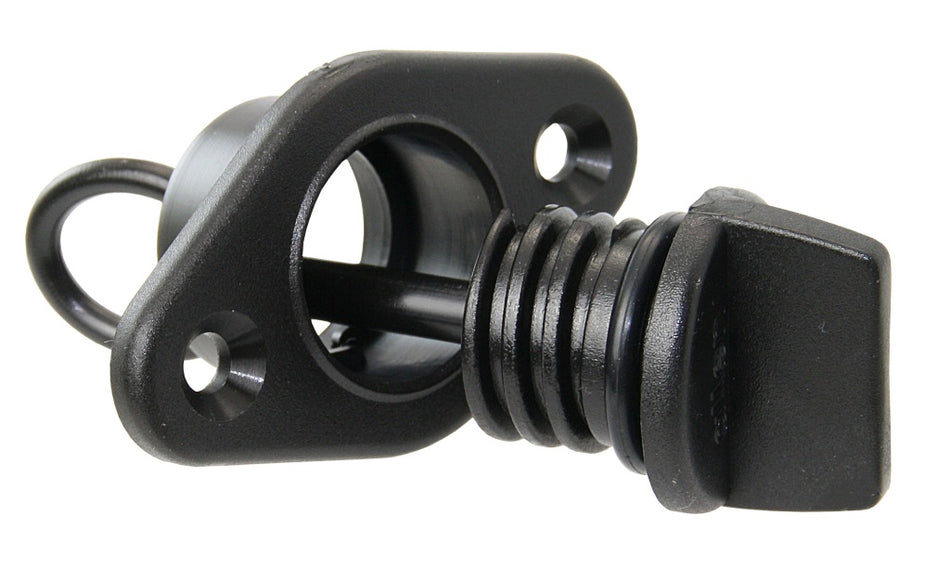 ALLEN Lenzstopfen mit abnehmbarem Schraubverschluss Nylon - anthrazit