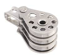 ALLEN Dreifachblock kugell. 25mm, Drahtseil 2-5mm, Auge