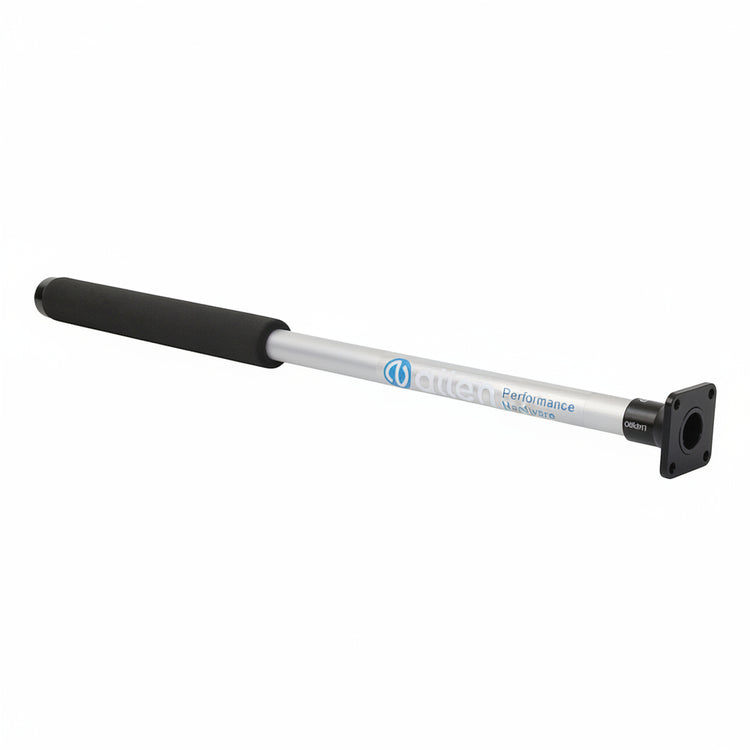 ALLEN Aluminium Pinnenausleger silber HA4898 – leichter Tiller Extension mit PU-Schaumgriff und Kunststoffgelenk, 609–1067 mm
