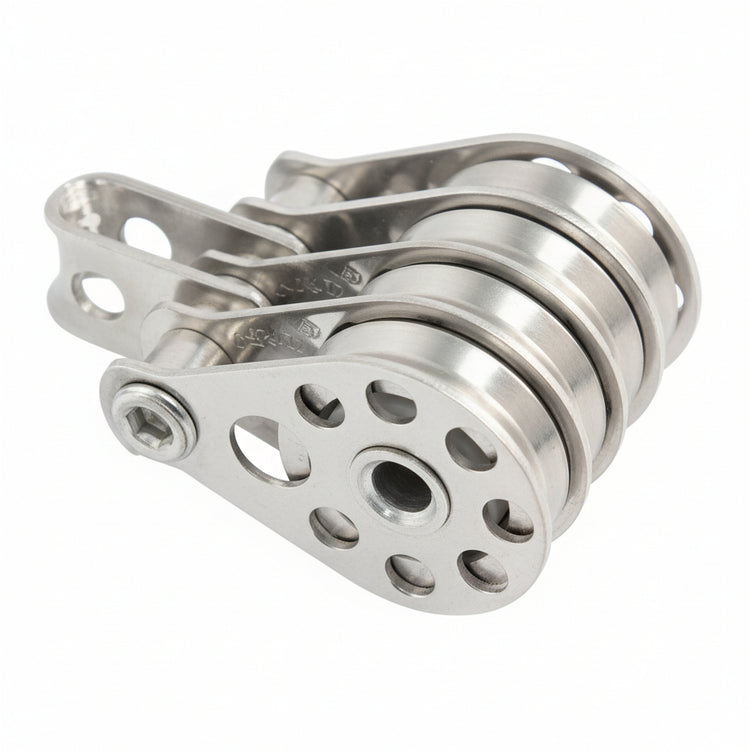 ALLEN Micro Block Vierfachblock kugelgelagert 25mm - Doppelblock mit festem Auge