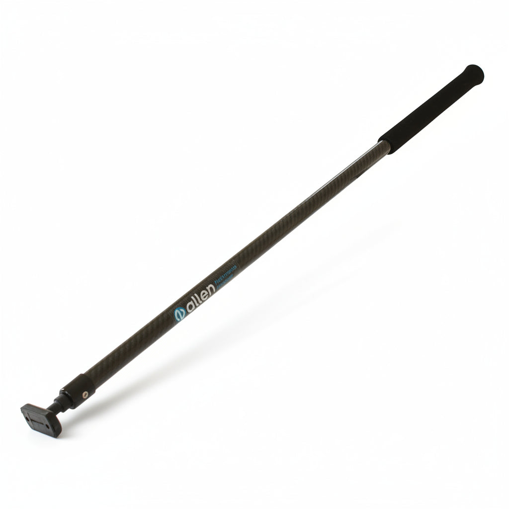 ALLEN Carbon Pinnenausleger HA5512 – 1200 mm, ultraleicht 147 g, mit PU-Schaumgriff und Schnellverschluss-Gelenk

