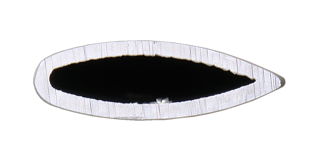 ALLEN Salinge Aluminium eloxiert - 490mm mit Endstopfen