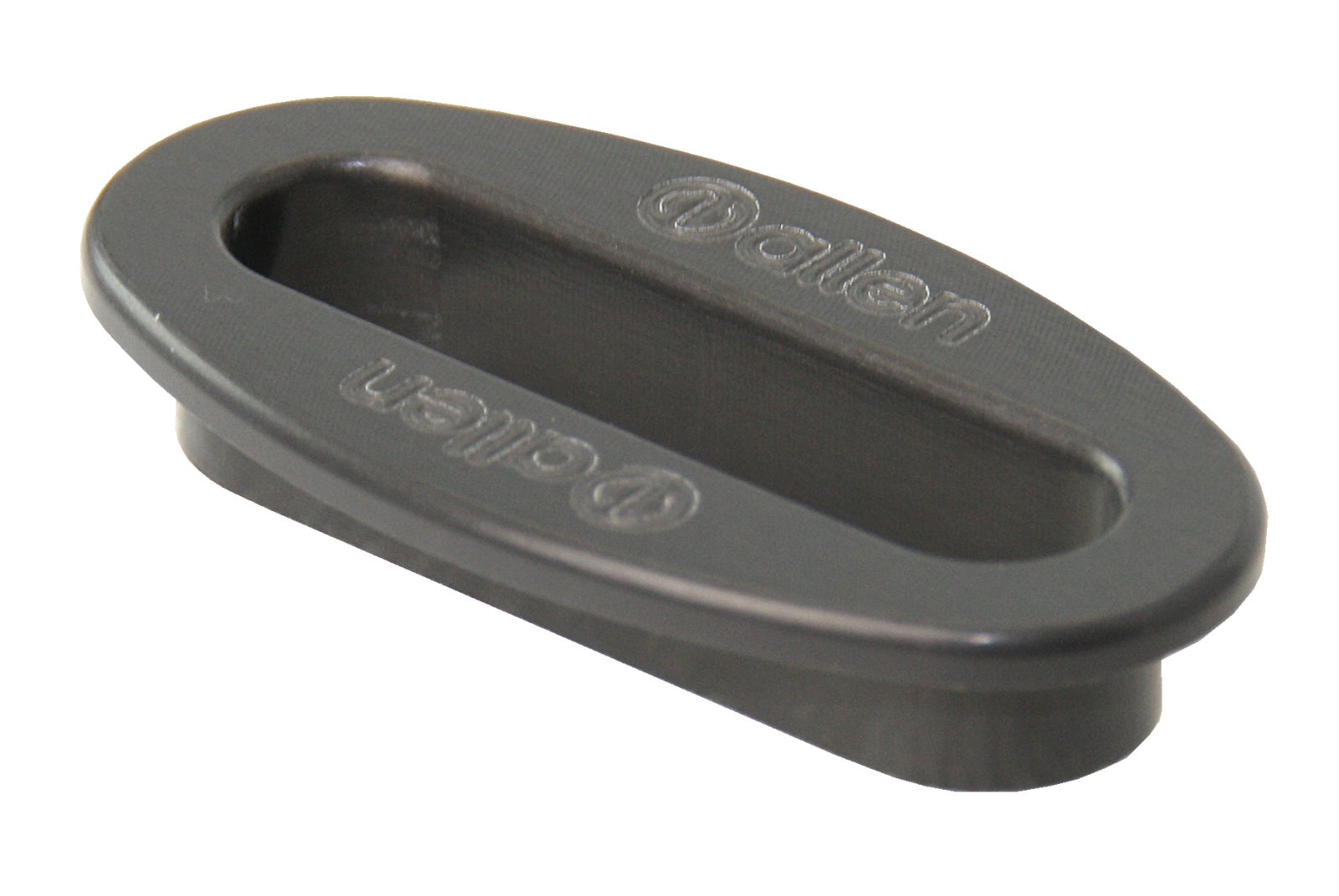 ALLEN Decksdurchführung Oval - Aluminium Eloxiert Schwarz - Verschiedene Größen