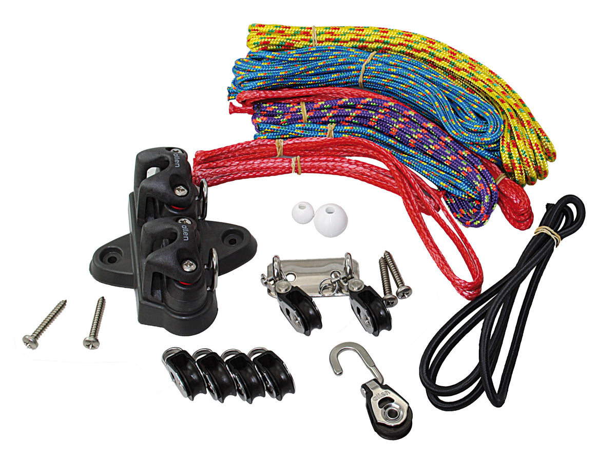 ALLEN Komplettset für Vor- und Unterliekstrecker - Jollen Komplettsystem