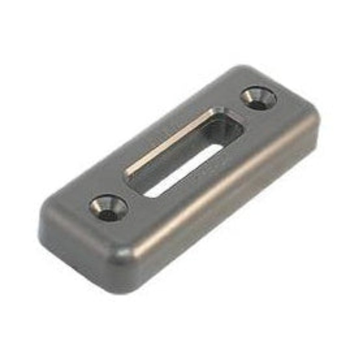 ALLEN Spriegelbeschlag HA8424-10 schwarz, Persenningbeschlag mit Längsschlitz für Segellatten 25 x 4 mm