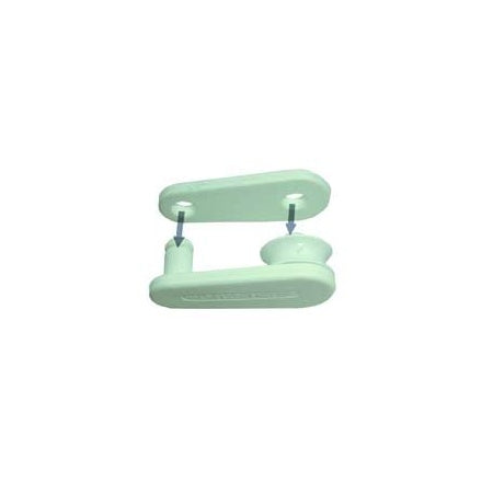 ALLEN Snap Block Nylon weiß - Vorliek-Block zum Anclipsen für Reffleinen bis 5mm