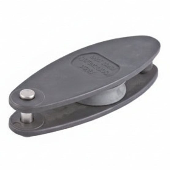 ALLEN Taljenblock gleitl. Alu 26mm, Seil 6mm, Rundkopf gerade Taljenblock