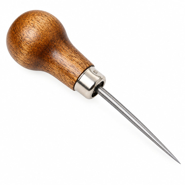 Stechahle 97 mm mit Holzgriff