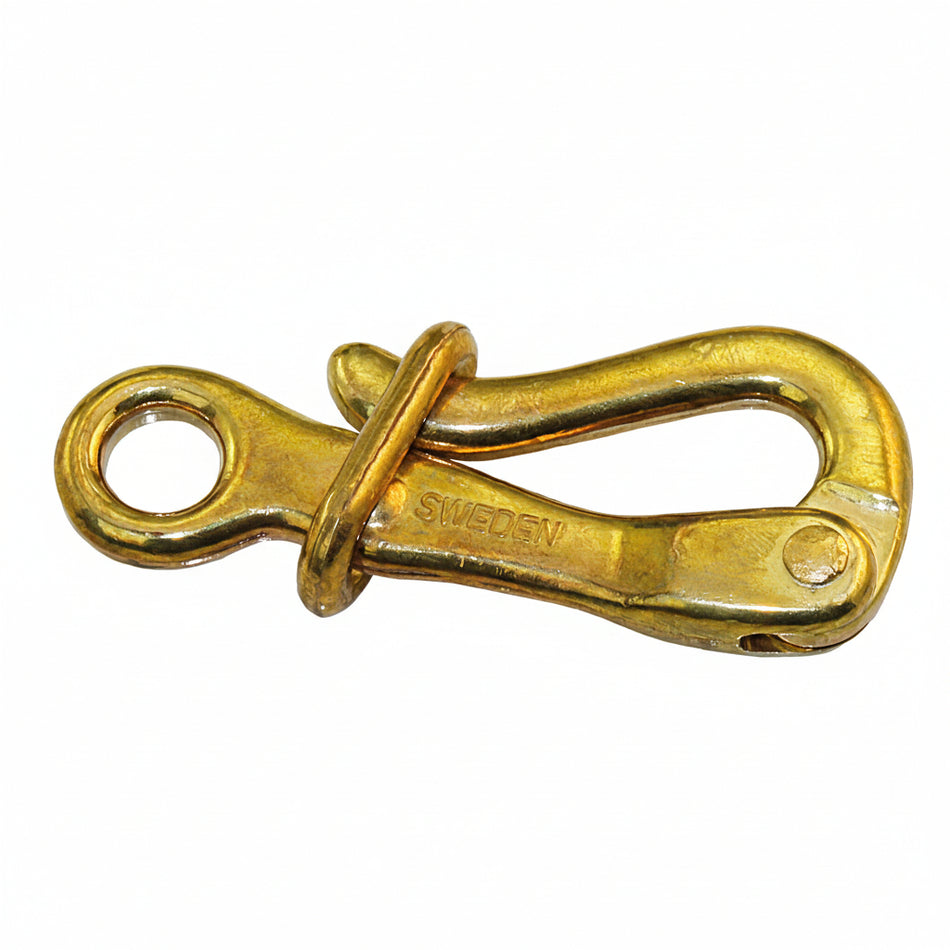 Pelikanhaken Messing blank - 100mm und 123mm