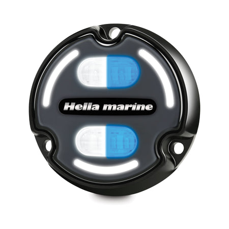 HELLA APELO A2 Unterwasserleuchte Aluminium, weiß/blaues LED-Licht