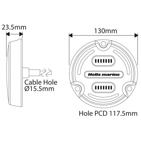 APELO3 Unterwasser RGBW bronze