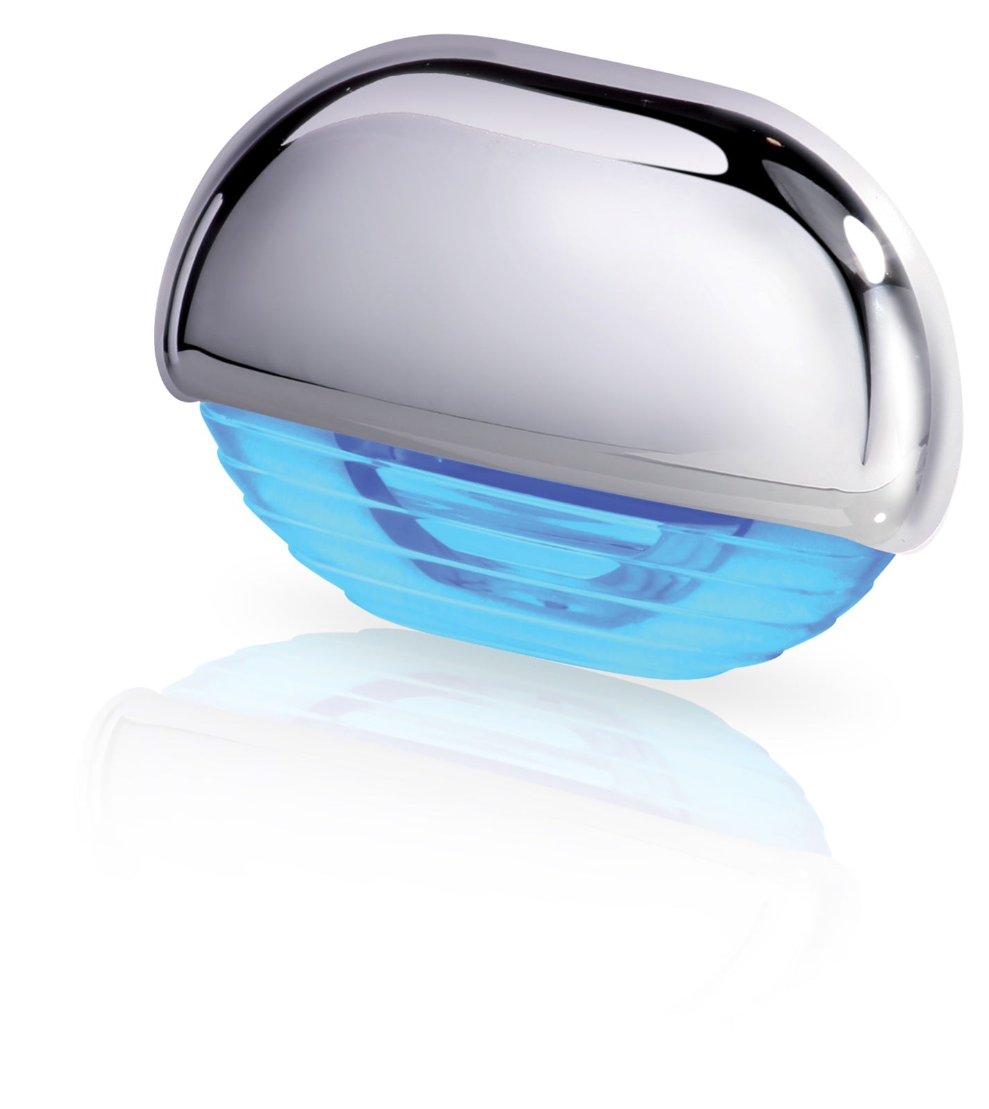 HELLA LED-Stufenleuchte Easy Fit Kunststoff 12/24V blau verchromt