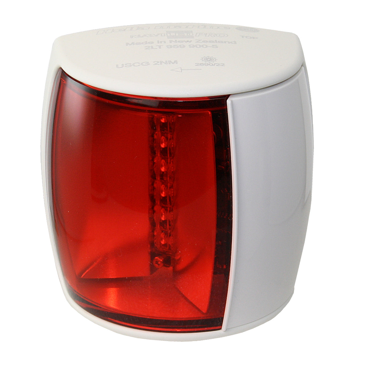 HELLA NaviLED Pro Acryl Hecklaterne Weiß 2,5m - LED Positionsleuchte