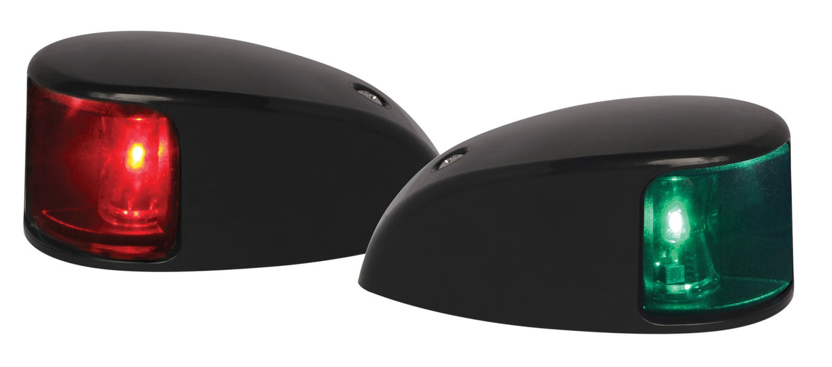 HELLA NaviLED Deck Mount Backbord/Steuerbord 0,5m Weiß - Positionsleuchten Paar schwarz