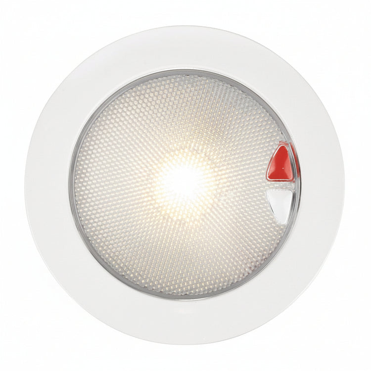 HELLA EuroLED 150 Touch A4 LED-Deckenleuchte 12/24V Dual-Color Warmweiß/Rot weiß