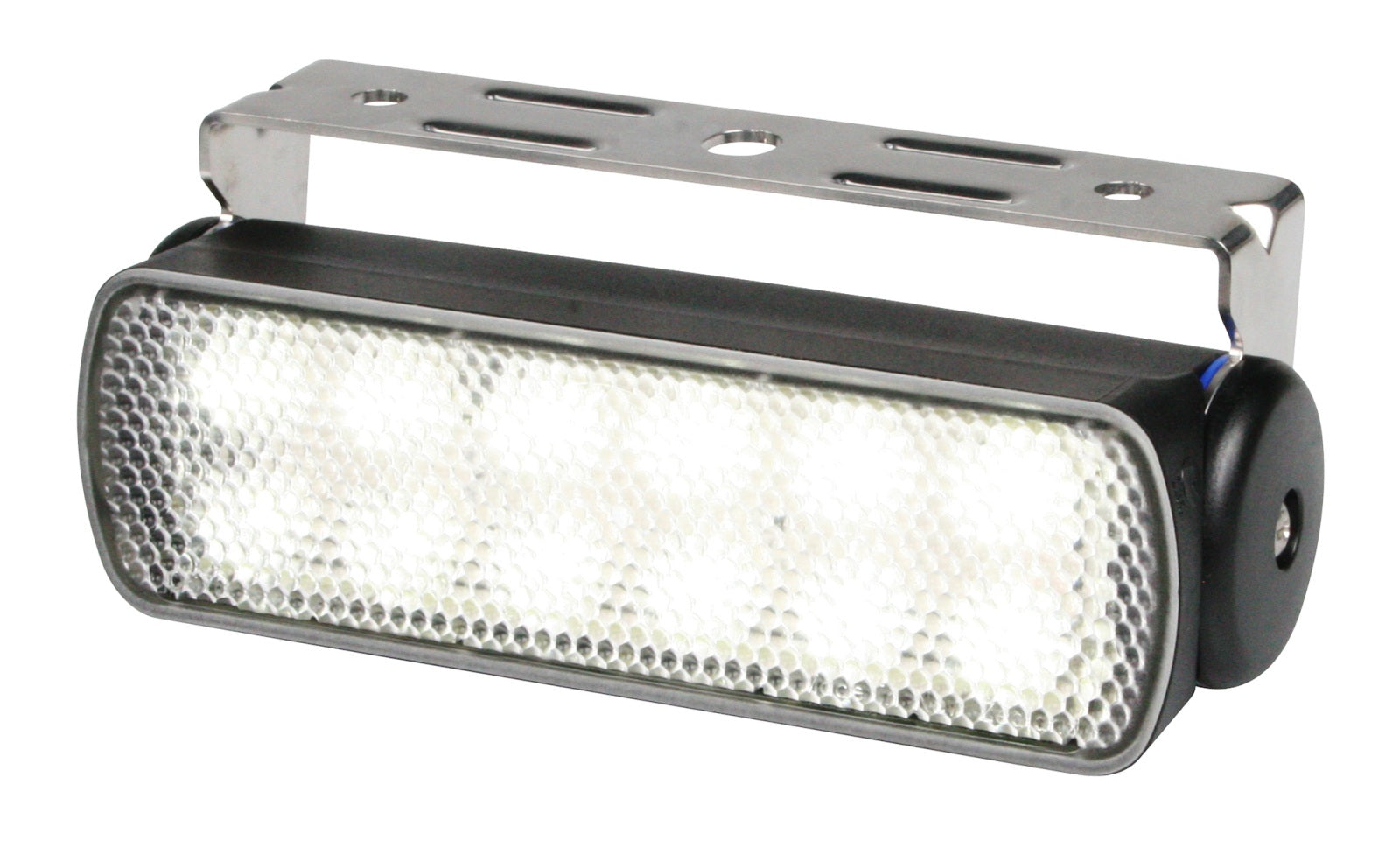 HELLA LED-Deckscheinwerfer Sea Hawk 12/24V Max. 3W Breit Strahlend schwarz