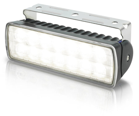 HELLA LED-Deckscheinwerfer Sea Hawk XLR 12/24V 18W Breit Strahlend Schwarz