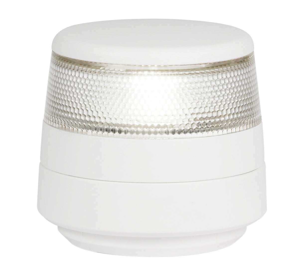 HELLA NaviLED 360 Compact Ankerlaterne Schwarz - Rohrmontage 20mm Multivolt weiß 120 mm schraubbar