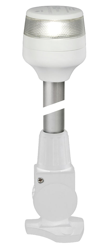 HELLA NaviLED 360 Compact Ankerlaterne - Mast Multivolt weiß