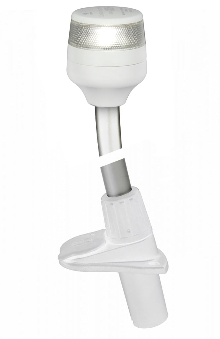 HELLA NaviLED 360 Compact Ankerlaterne Weiß - Einsteckmast 1380mm Multivolt weiß