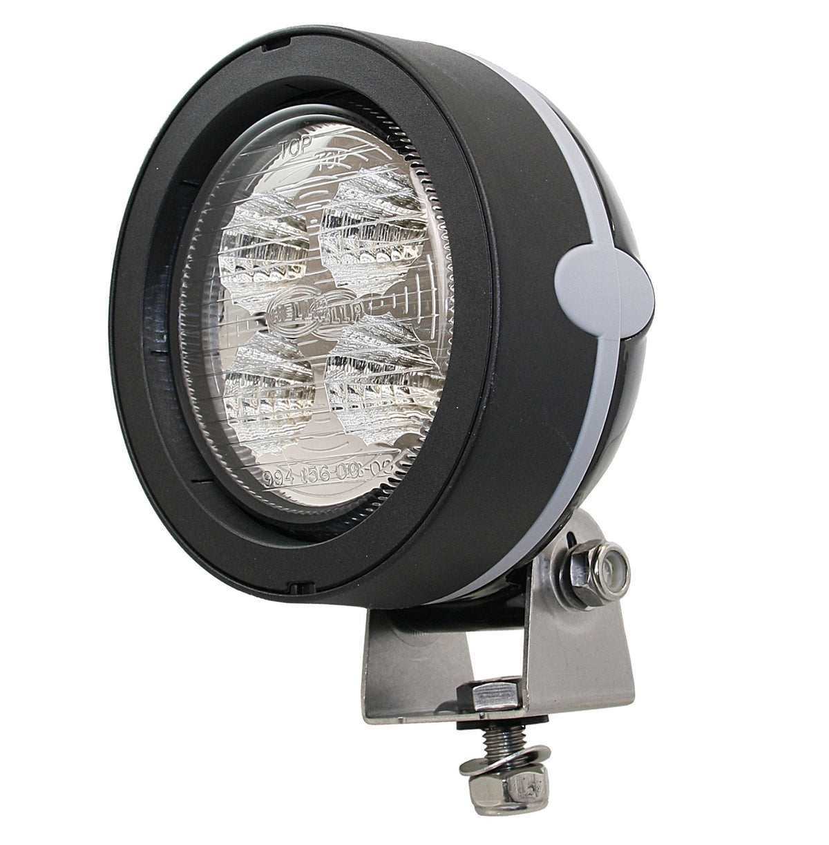 HELLA LED-Deckscheinwerfer Mega Beam 12/24V 13W Breit Strahlend schwarz