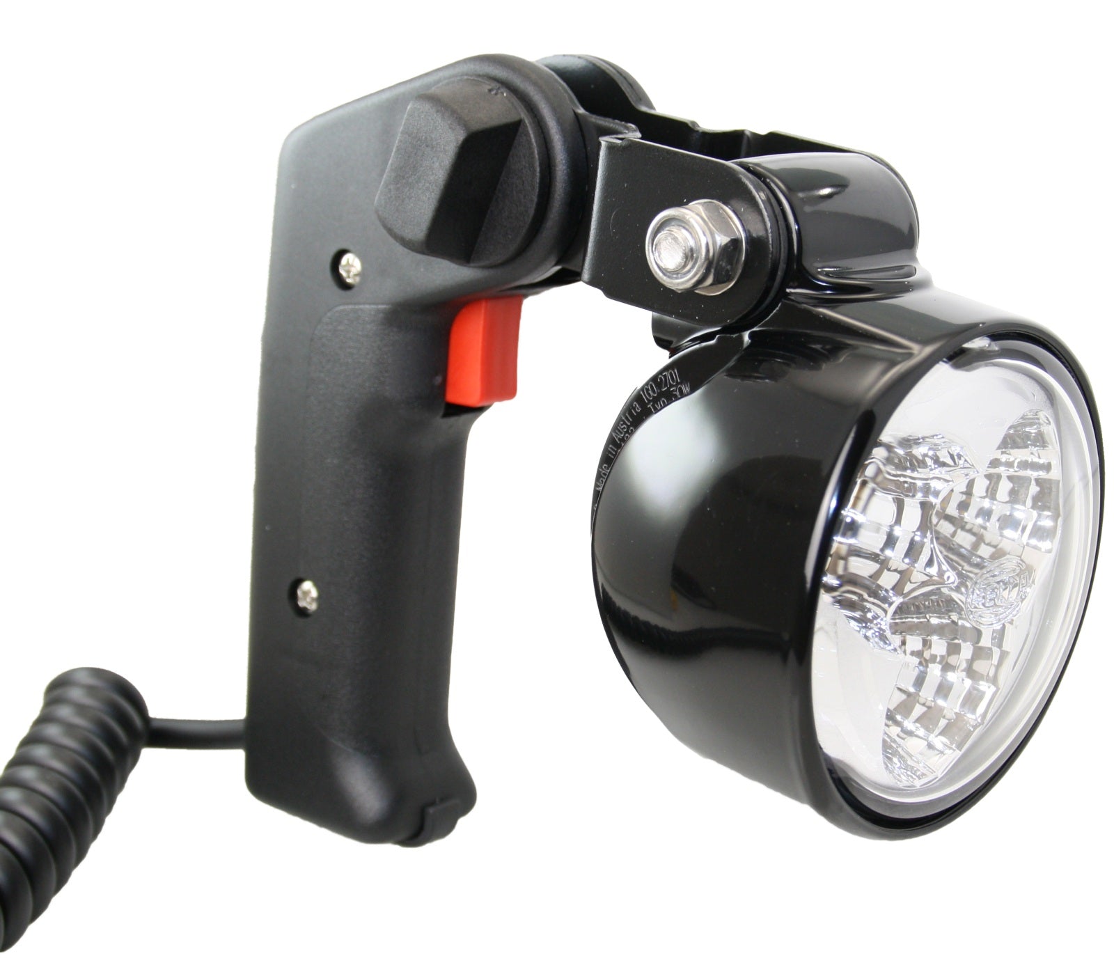 HELLA LED-Hand-Suchscheinwerfer 12/24V 30W Breit Strahlend Schwarz