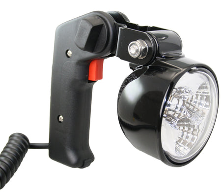 HELLA LED-Hand-Suchscheinwerfer 12/24V 30W Breit Strahlend Schwarz