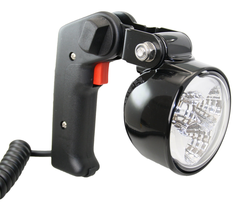 HELLA LED-Hand-Suchscheinwerfer 12/24V 30W Breit Strahlend Schwarz