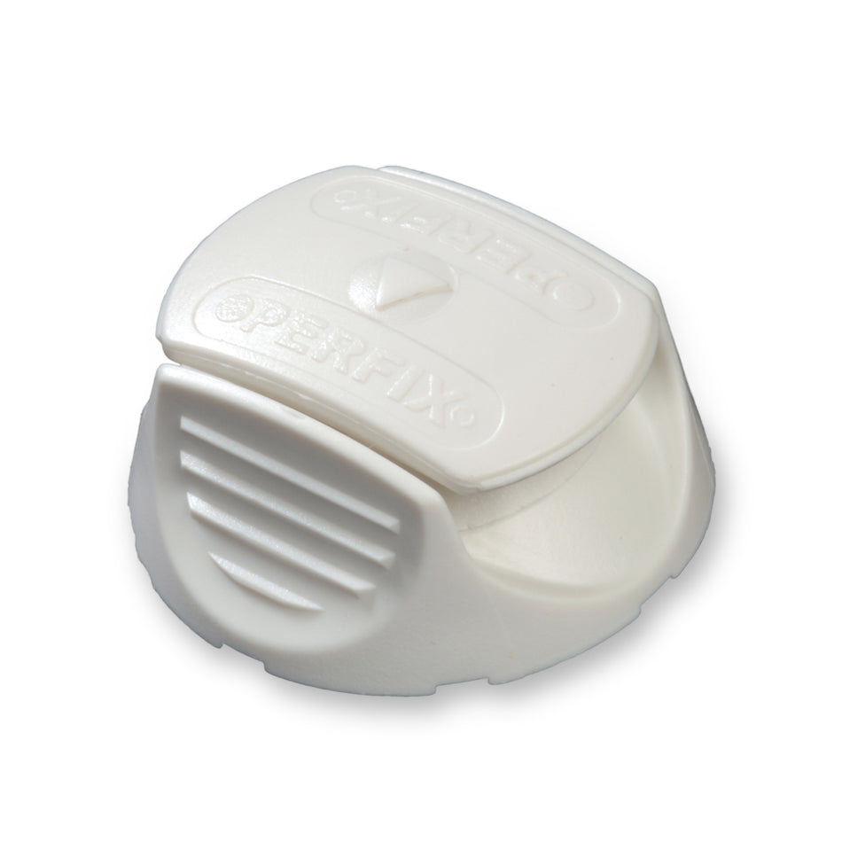 PERFIX Oberteile aus Kunststoff - Planenknöpfe in Weiß und Schwarz Weiß