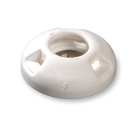 PERFIX Planenknöpfe aus Kunststoff - Unterteile mit Holzschraube weiß