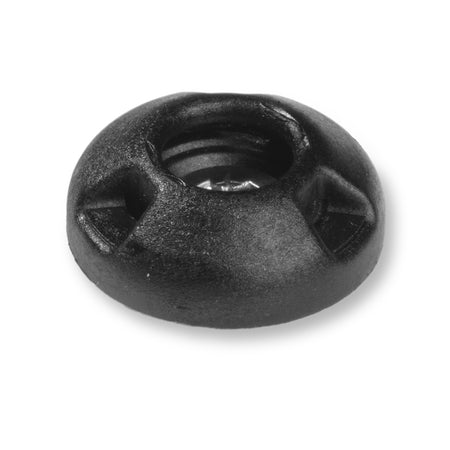 PERFIX Planenknöpfe aus Kunststoff - Unterteile mit Holzschraube schwarz
