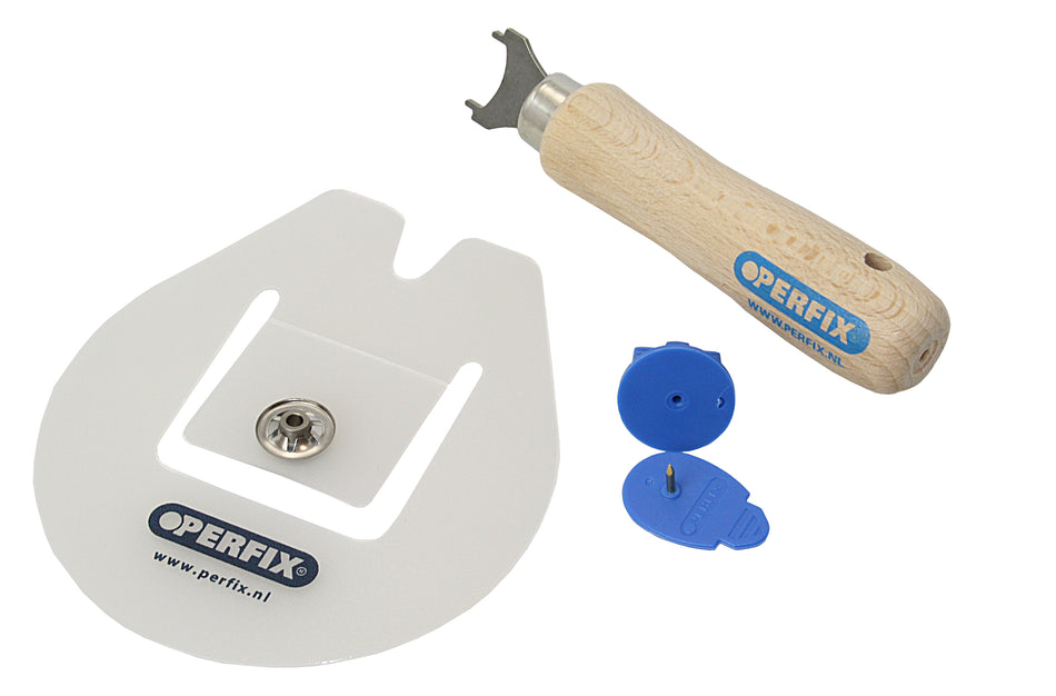 PERFIX Werkzeug - Professionelles Montagewerkzeug für Planenknöpfe Werkzeugsatz
