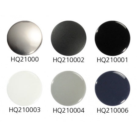 CAF316 Oberteil Edelstahl - Druckknopf in verschiedenen Farben