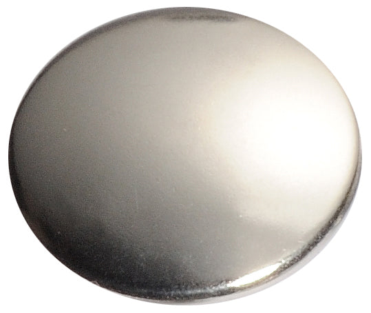CAF316 Oberteil Edelstahl - Druckknopf in verschiedenen Farben 4.4 mm Silber