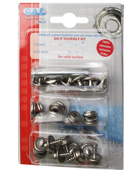 CAF316 Starterpaket - Komplettes Planenbefestigungs-Set mit Werkzeug zum Anschrauben