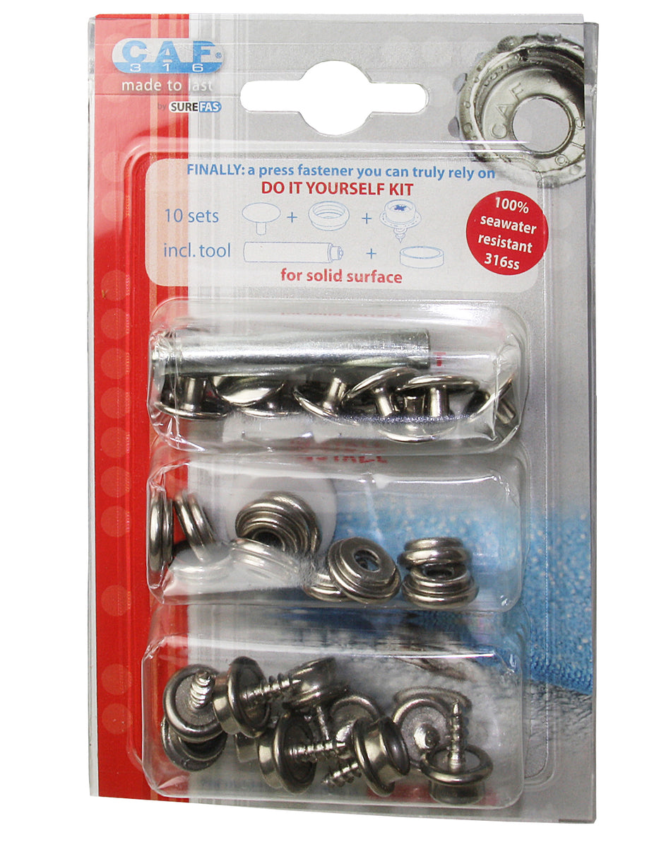 CAF316 Starterpaket - Komplettes Planenbefestigungs-Set mit Werkzeug zum Anschrauben