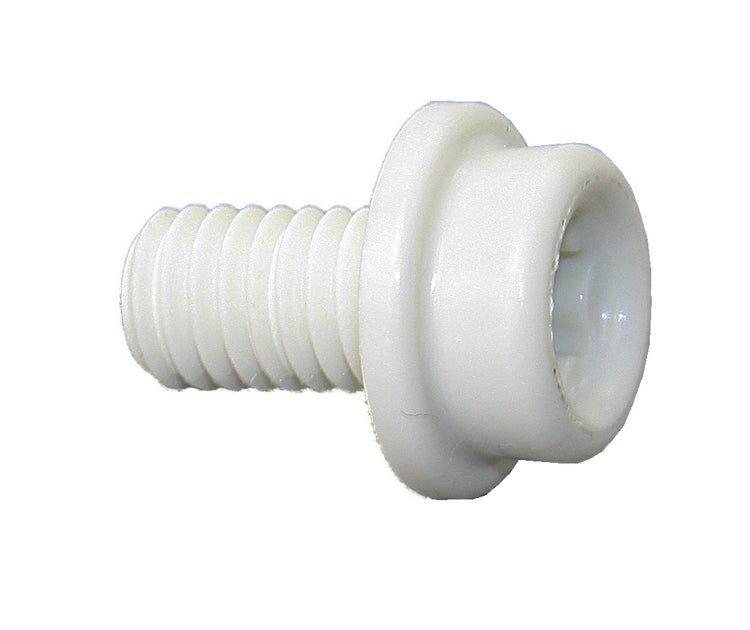 CAF-COMPO Schraube M6 Kunststoff metrisches Gewinde 10mm weiß cream grau schwarz