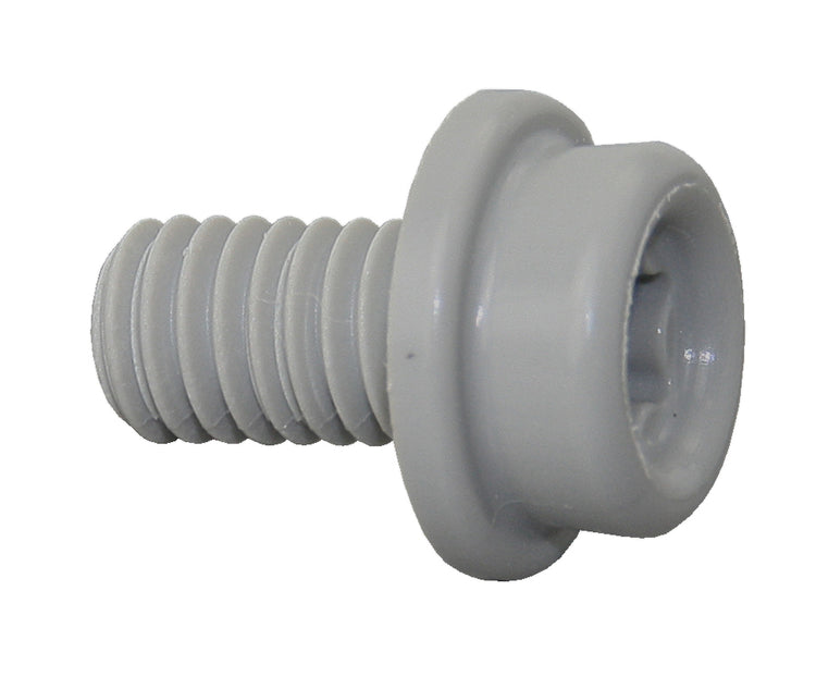 CAF-COMPO Schraube M6 Kunststoff metrisches Gewinde 10mm weiß cream grau schwarz hellgrau 10