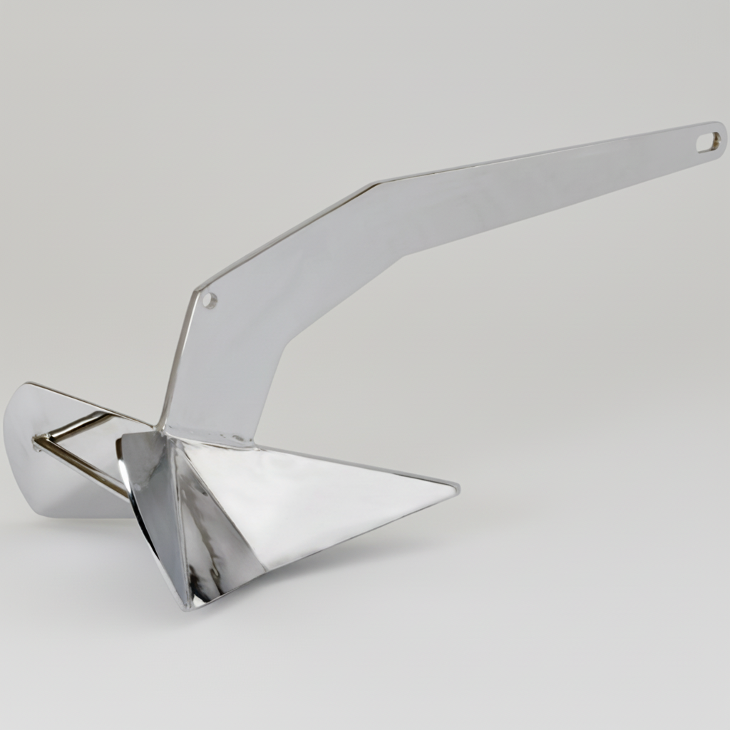 DC-Anker Edelstahl A4 AISI 316 – Pflugscharanker – Hochhaltekraft – Für Boote