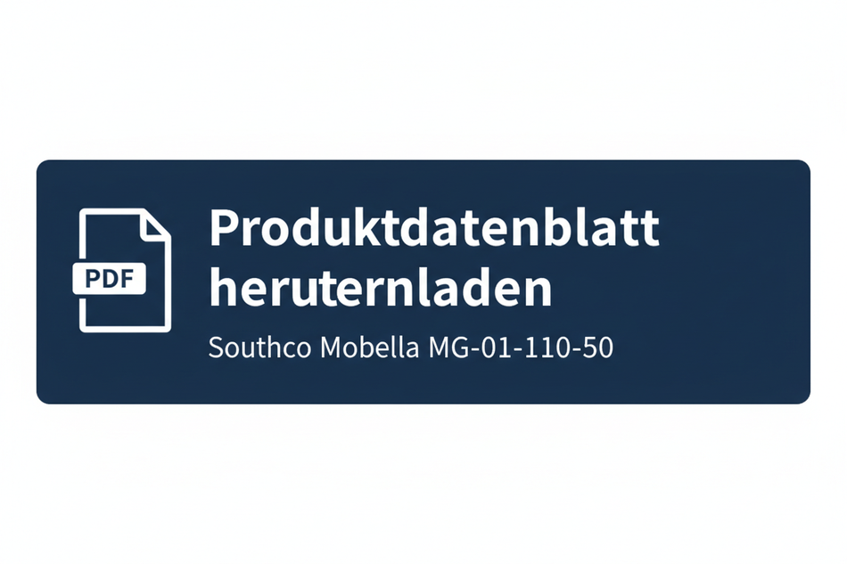 Southco Mobella MG-01-110-50 Schiebetürschloss Zylinderschloss 12,7 mm Schwarz