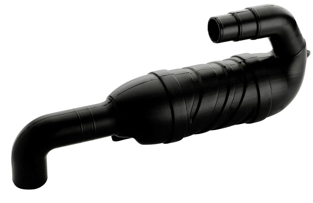 Auspuff-Schwanenhals-Schalldämpfer Kunststoff - 180° und 135° für Schlauch 40-50mm IP582286