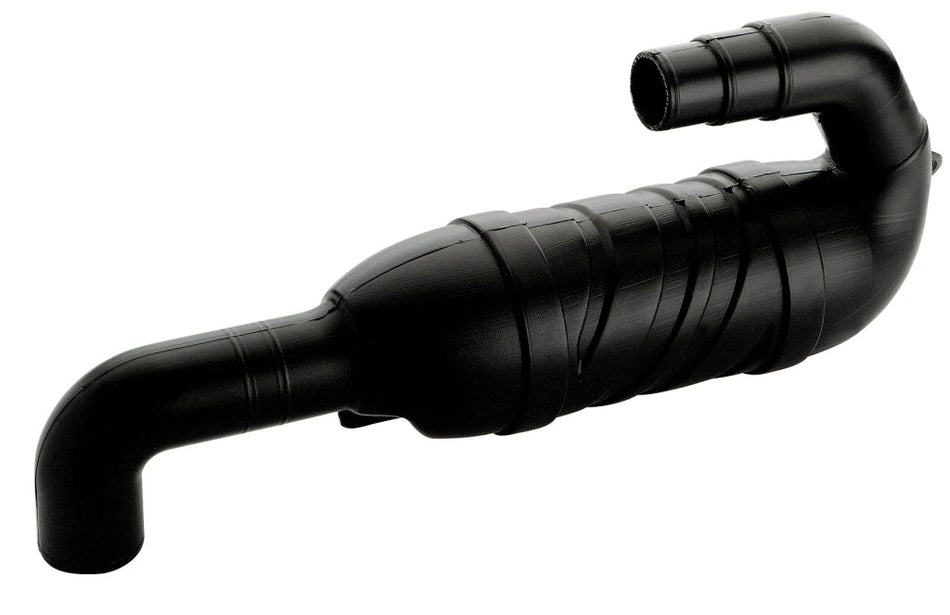 Auspuff-Schwanenhals-Schalldämpfer Kunststoff - 180° und 135° für Schlauch 40-50mm IP582286