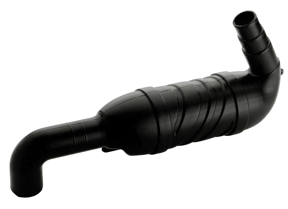 Auspuff-Schwanenhals-Schalldämpfer Kunststoff - 180° und 135° für Schlauch 40-50mm IP582287
