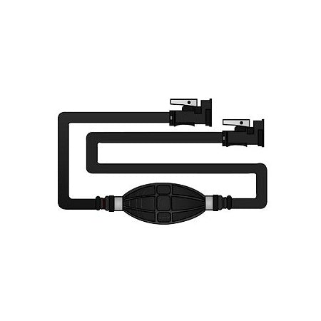 Treibstoffschlauch mit Pumpball 2m - verstärktes PVC - MERCURY/HONDA/YAMAHA