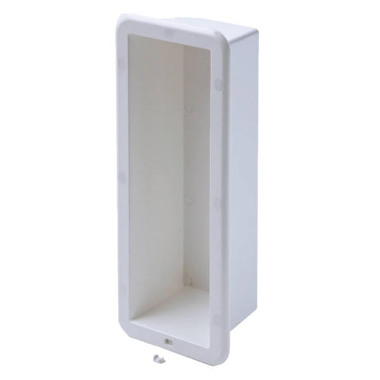 Schwalbennest Kunststoff weiß - Wandeinbaukasten für Boot und Yacht