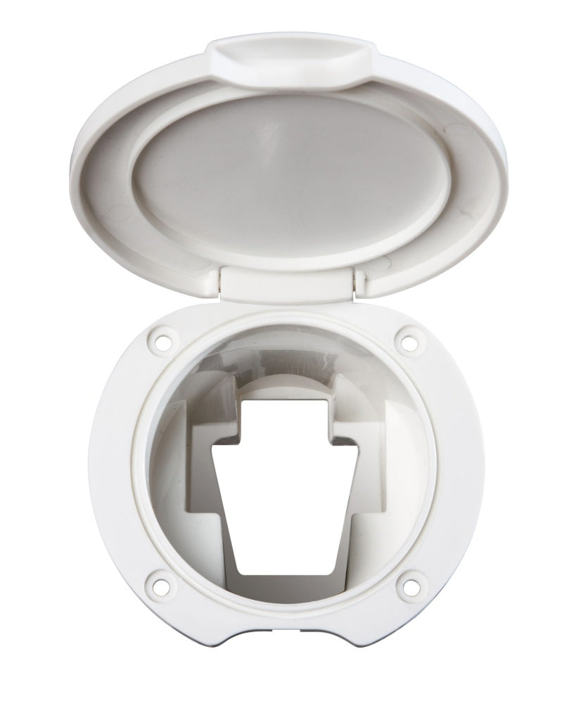 Einbaugehäuse ITNI2470 weiß mit Deckel für Duschkopf ITNI2472/2473