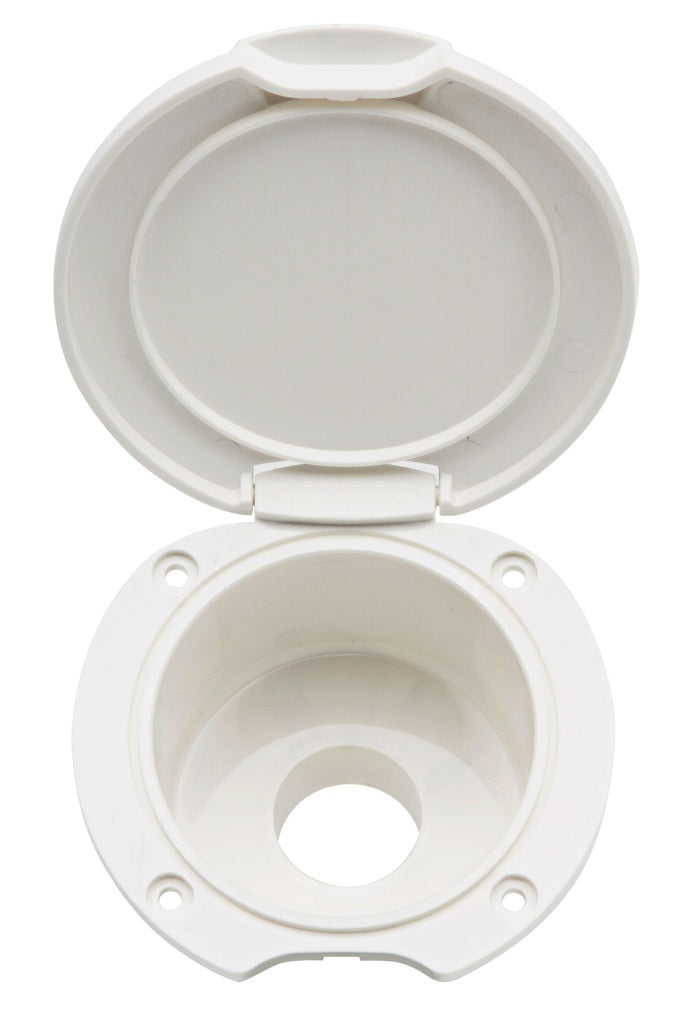 Einbaugehäuse ITNI2496 weiß mit Deckel für geraden Duschkopf ITNI2466