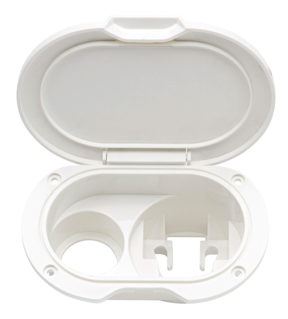 Einbaugehäuse ITNI2497 weiß für Einhebelmischer und Duschkopf