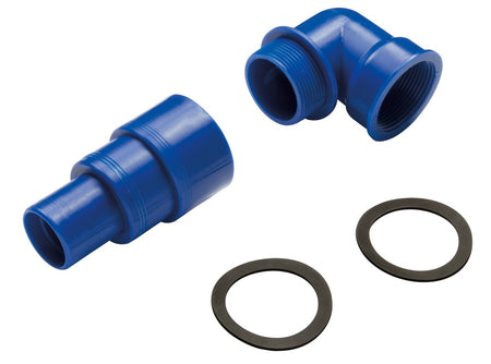 Tankeinfüllstutzen-Set 90° mit Adapter für Schlauch 38/50/60mm